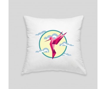 Hummingbird cushion